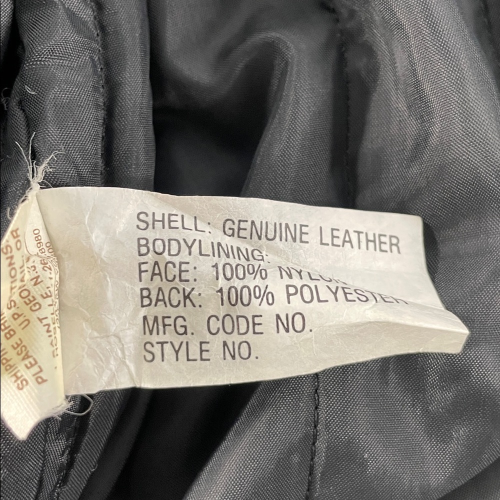 VINTAGE STEER BRAND GENUINE LEATHER MOTORCYCLE JACKET FTL-01-065 - Picture 9 of 10